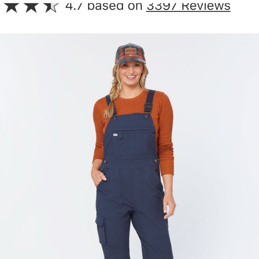 Duluth Trading Co. Women’s Heavyweight Garden Overalls. XL X 29. NEW with tags. - Picture 2 of 12